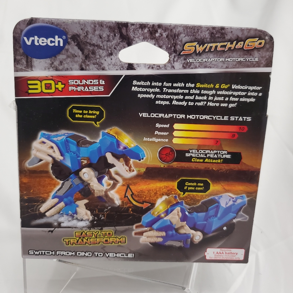 V-TECH Switch & Go / Velociraptor Motorcycle - Picture 4 of 5